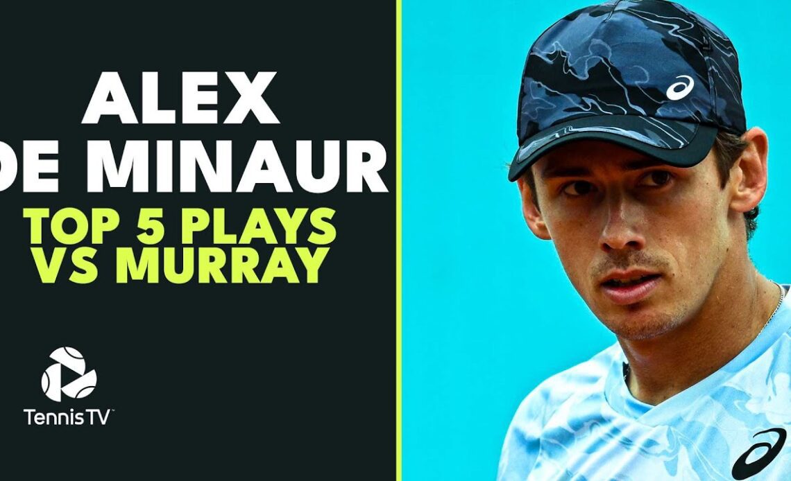 Alex De Minaur: Top 5 Plays vs Andy Murray | Queen's 2023 Highlights