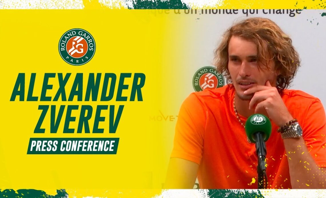 Alexander Zverev - Press Conference after Quarterfinals I Roland-Garros 2023