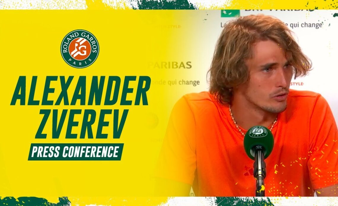 Alexander Zverev - Press Conference after Round 3 I Roland-Garros 2023