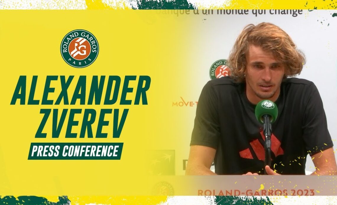 Alexander Zverev Press Conference after Semifinals | Roland-Garros 2023