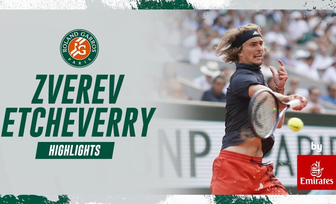 Alexander Zverev vs Tomas Martin Etcheverry - Quarterfinals Hightlights I Roland-Garros 2023