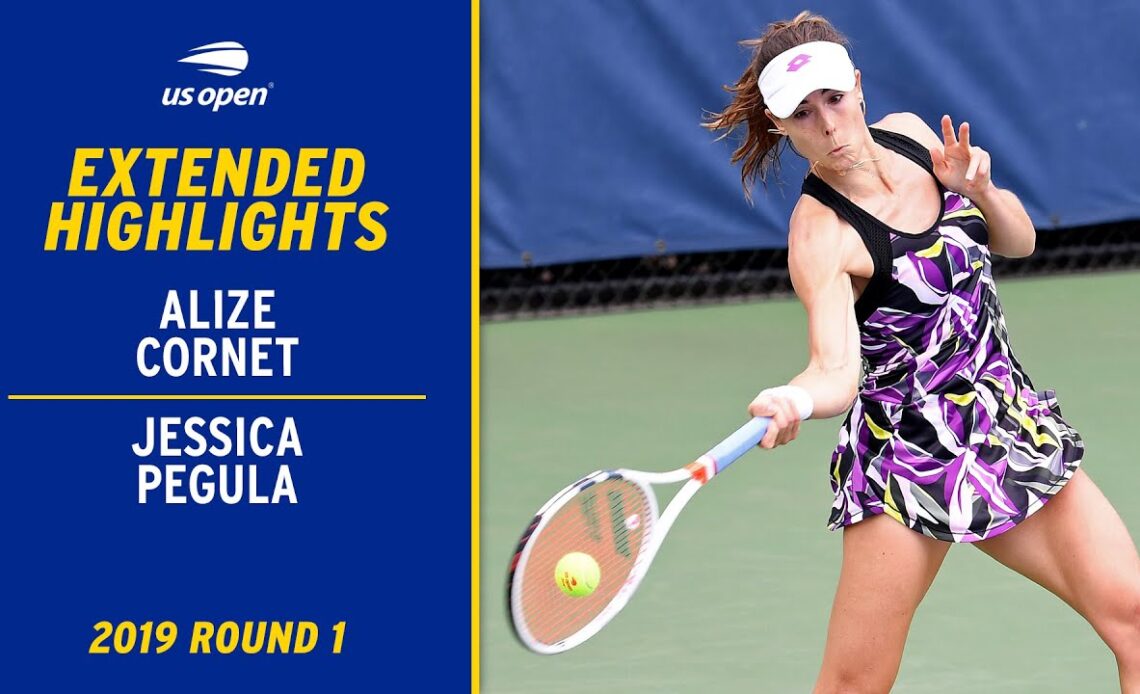Alizé Cornet vs. Jessica Pegula Extended Highlights | 2019 US Open Round 1