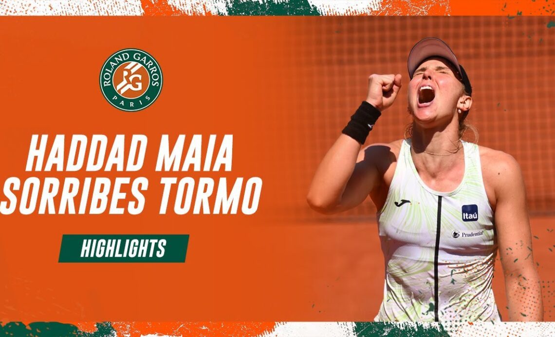 Beatriz Haddad Maia vs Sara Sorribes Tormo - Round 4 Highlights I Roland-Garros 2023