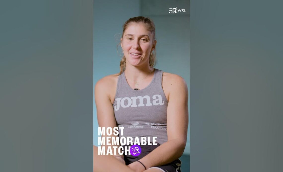 Beatriz Haddad Maia's most MEMORABLE match on Tour? 💭 #shorts #tennis #wta