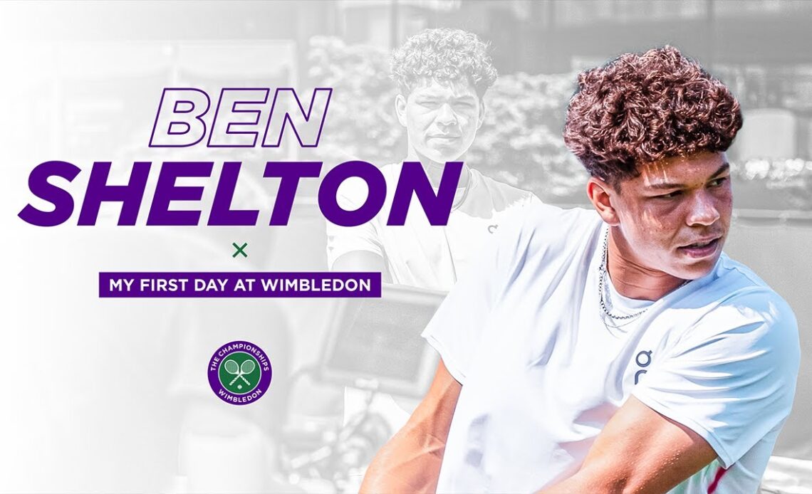 Ben Shelton Visits Wimbledon For The First Time 🌱 😍