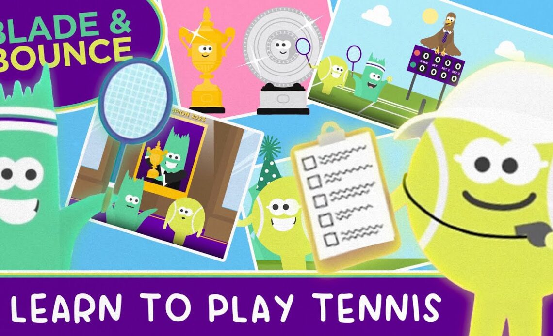 Blade and Bounce Learn What It Takes To Become A Tennis Pro | Wimbledon Kids
