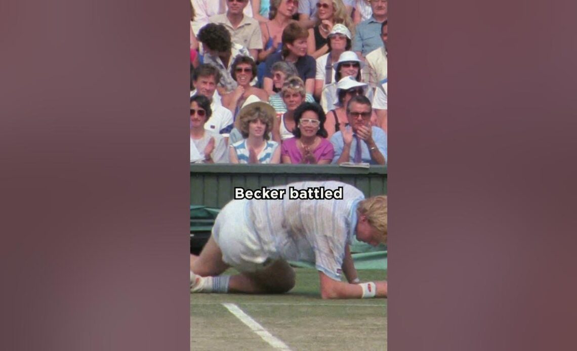 Boris Becker Dazzles and Dives His Way Into Wimbledon History Books #shorts