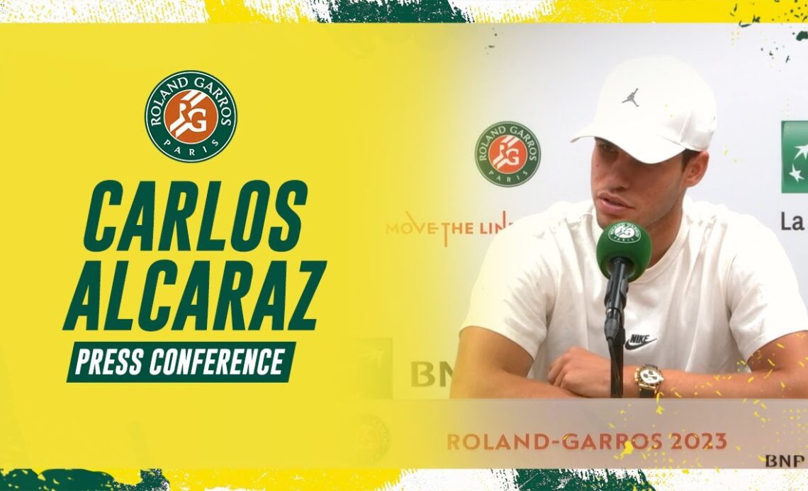 Carlos Alcaraz Press Conference after Semifinals | Roland-Garros 2023