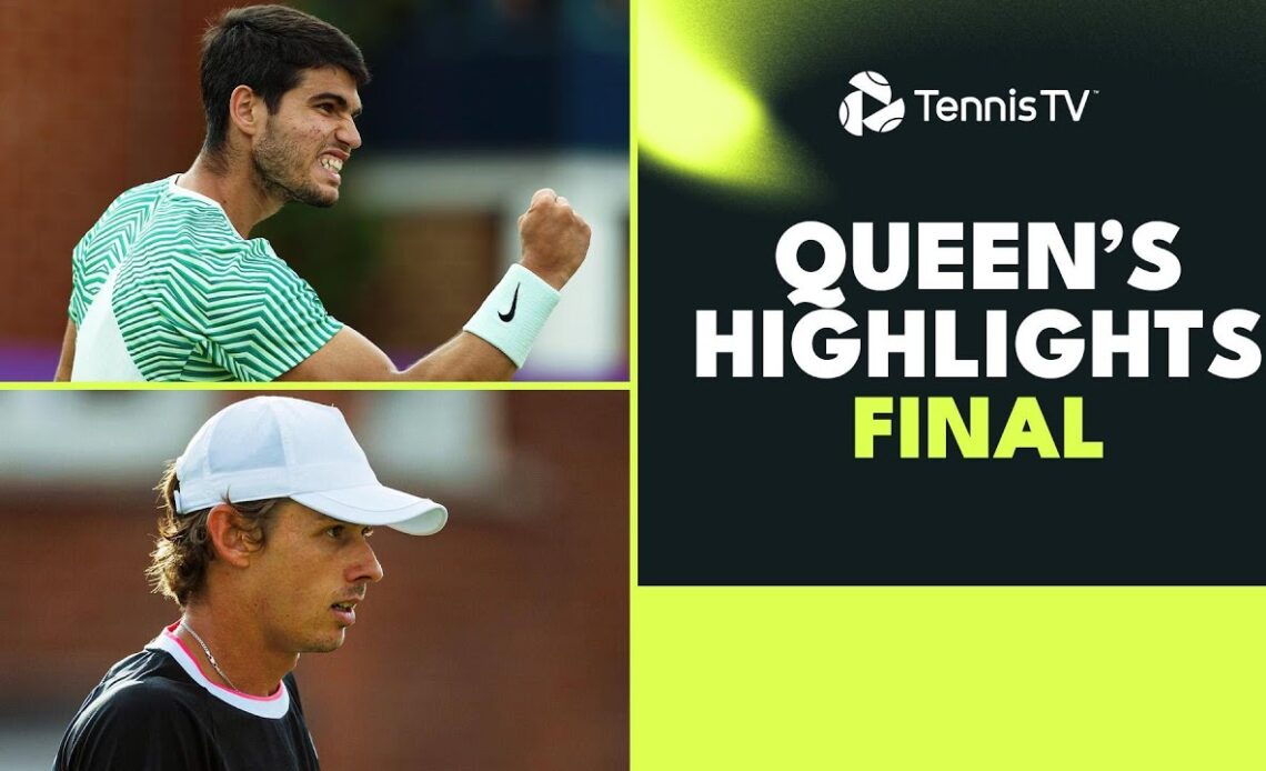 Carlos Alcaraz vs Alex De Minaur For The Title! | Queen's 2023 Final Highlights