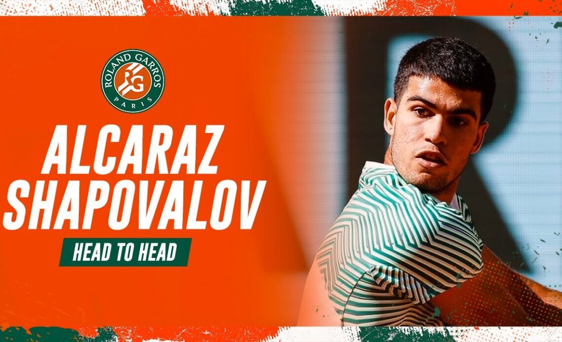 Carlos Alcaraz vs Denis Shapovalov - Round 3 Head to Head I Roland-Garros 2023