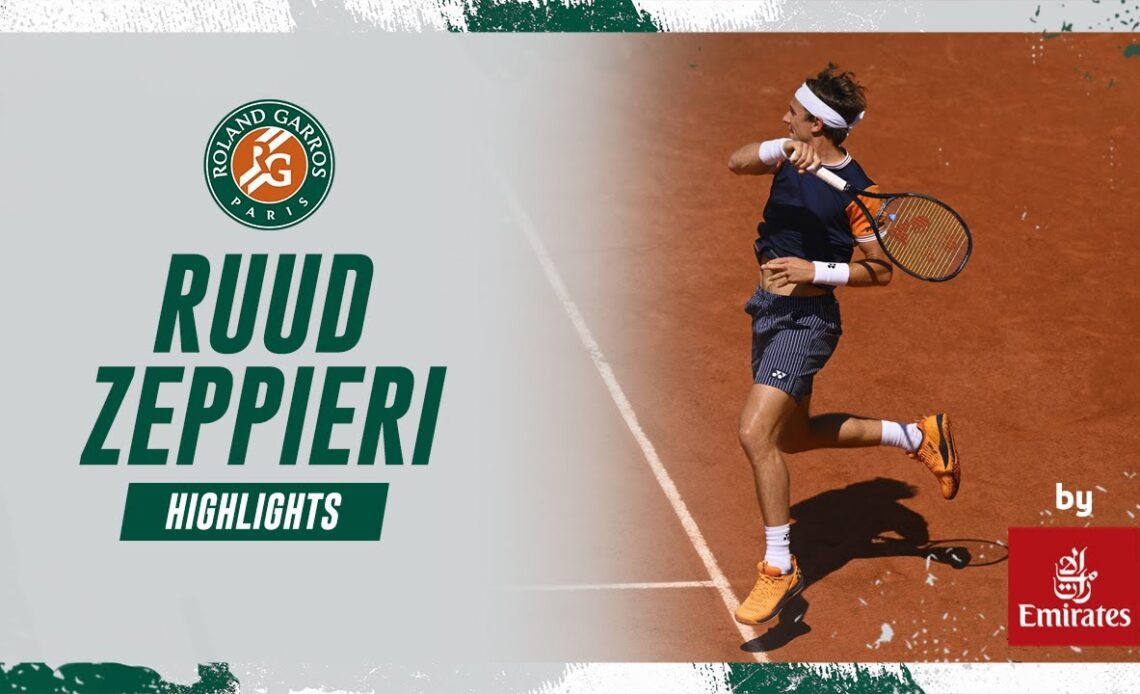 Casper Ruud vs Giulio Zeppieri - Round 2 Highlights I Roland-Garros 2023