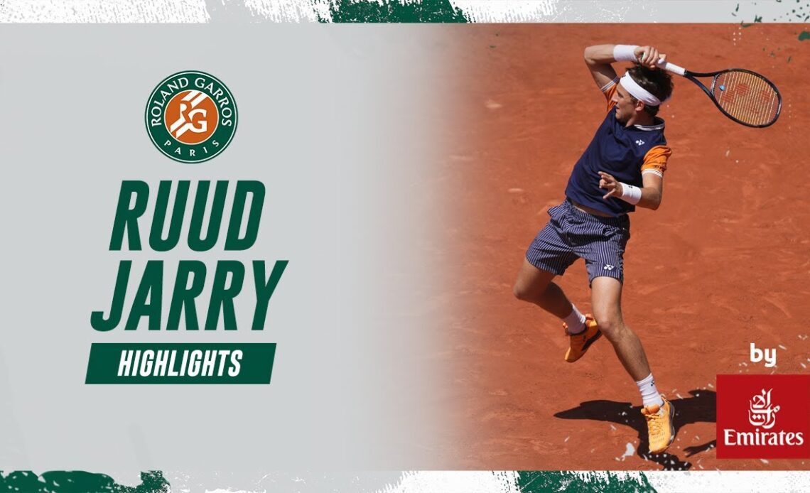 Casper Ruud vs Nicolas Jarry - Round 4 Highlights I Roland-Garros 2023