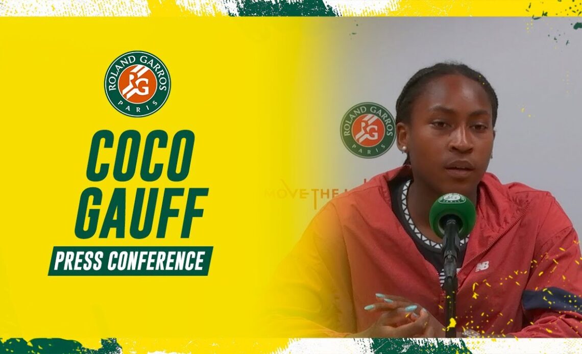 Coco Gauff - Press Conference after Round 3 I Roland-Garros 2023