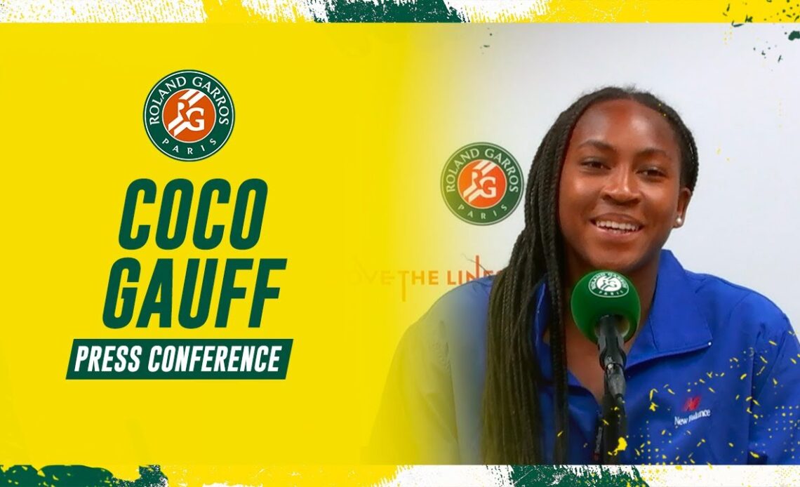Coco Gauff - Press Conference after Round 4 I Roland-Garros 2023