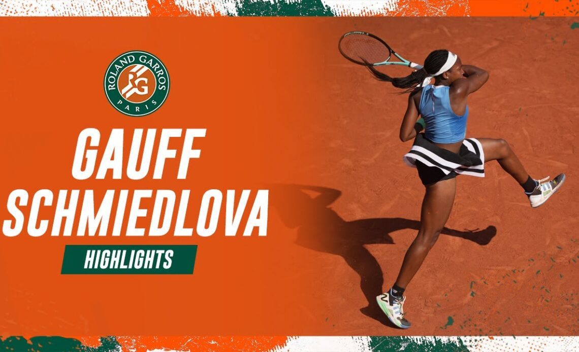 Coco Gauff vs Anna Karolina Schmiedlova - Round 4 Highlights I Roland-Garros 2023