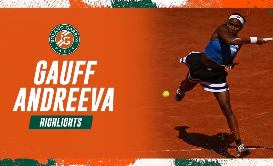 Coco Gauff vs Mirra Andreeva - Round 3 Highlights I Roland-Garros 2023