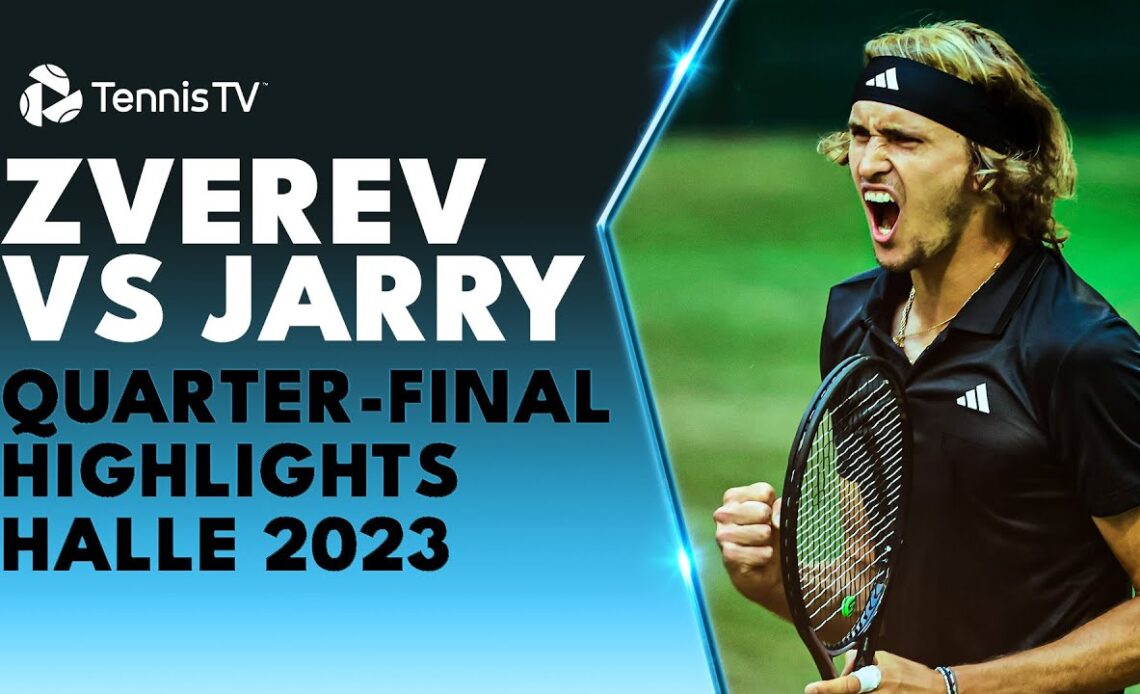 ENTERTAINING Alexander Zverev vs Nicolas Jarry Highlights | Halle 2023