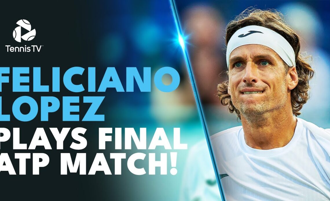 Feliciano Lopez Plays Final ATP Match In Mallorca! | Mallorca 2023 Highlights