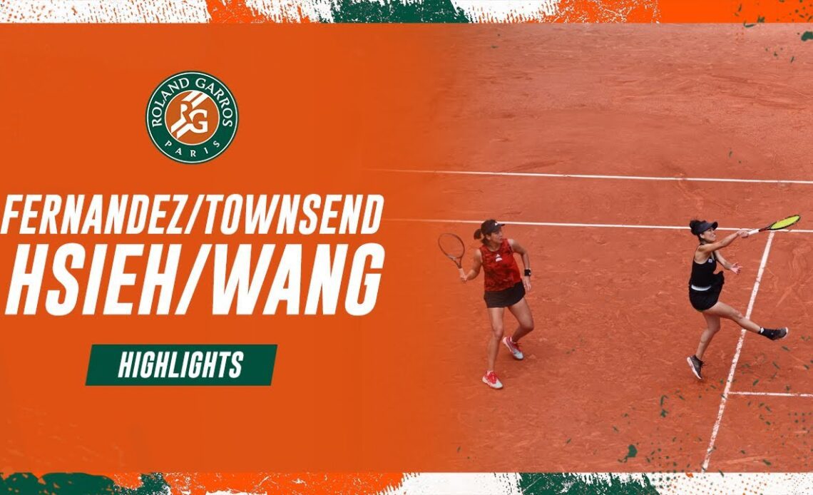 Fernandez/Townsend vs Hsieh/Wang - Women’s Doubles Final Highlights I Roland-Garros 2023