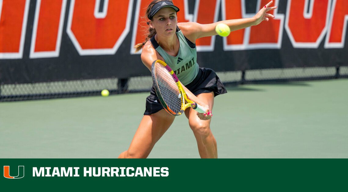 Five from W. Tennis Tabbed to All-ACC Academic Team – University of Miami Athletics