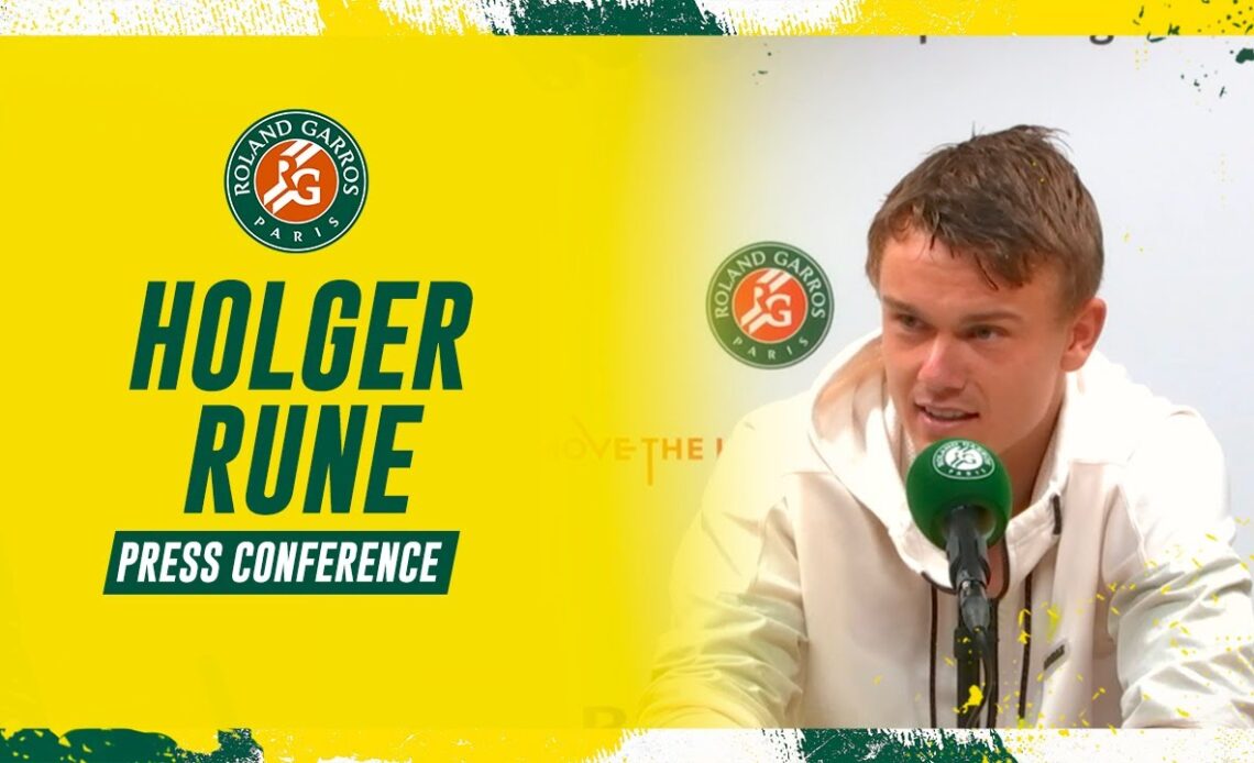 Holger Rune Press Conference after Round 4 | Roland-Garros 2023
