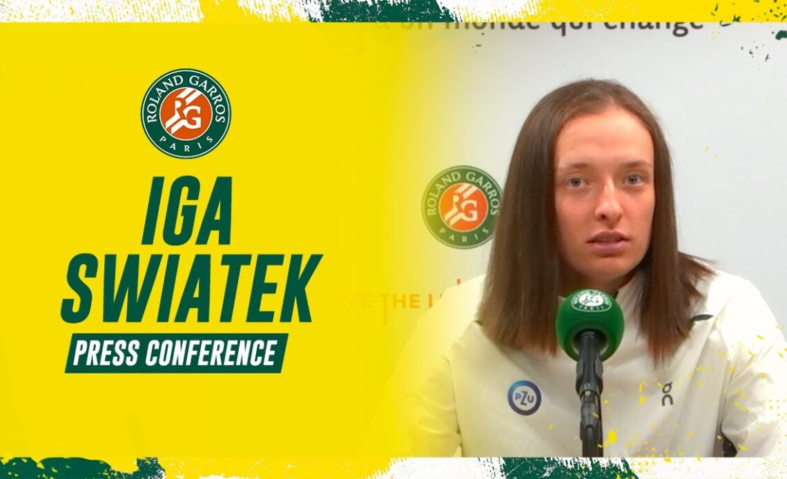 Iga Swiatek - Press Conference after Round 2 I Roland-Garros 2023