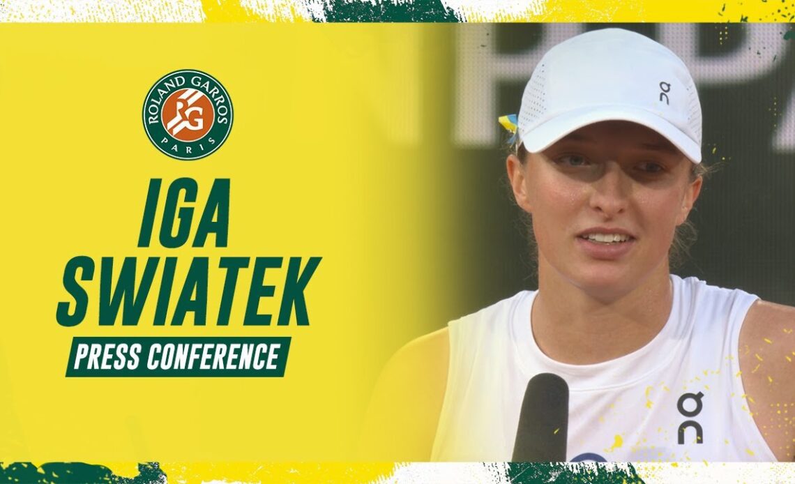 Iga Swiatek - Press Conference after Semi-finals | Roland-Garros 2023