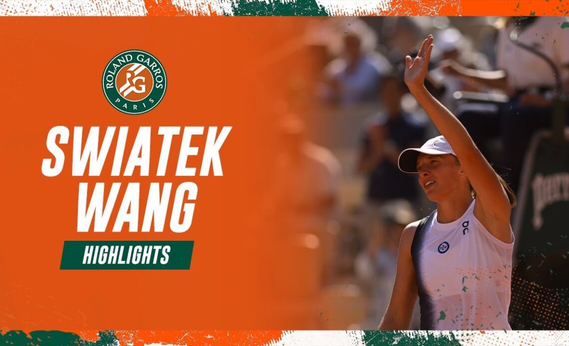Iga Swiatek vs Xinyu Wang - Round 3 Highlights I Roland-Garros 2023