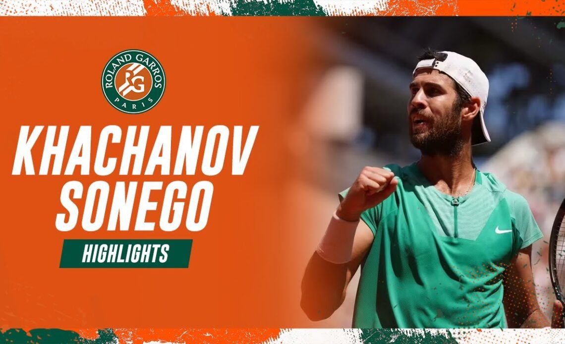 Karen Khachanov vs Lorenzo Sonego - Round 4 Highlights I Roland-Garros 2023