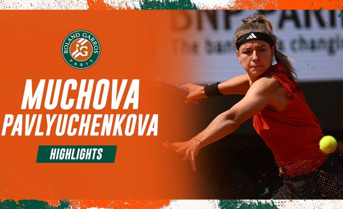 Karolina Muchova vs Anastasia Pavlyuchenkova - Quarterfinals Highlights I Roland-Garros 2023