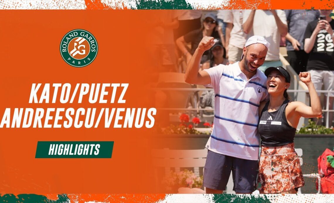 Kato/Puetz vs Andreescu/Venus - Mixed Doubles Final Highlights I Roland-Garros 2023