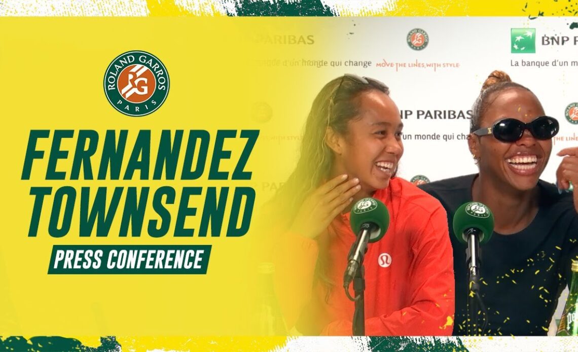 L. Fernandez and T. Townsend Press Conference after Semifinals Women’s Doubles | Roland-Garros 2023