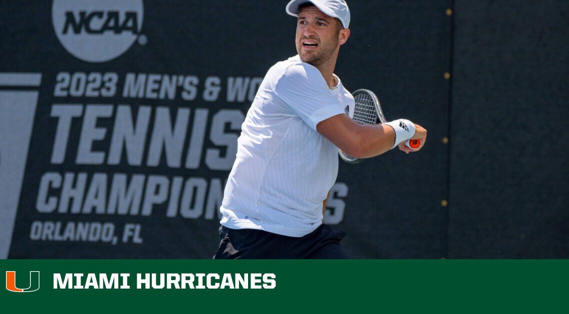 Martin Finishes Season Ranked No. 27 in Singles Rankings – University of Miami Athletics