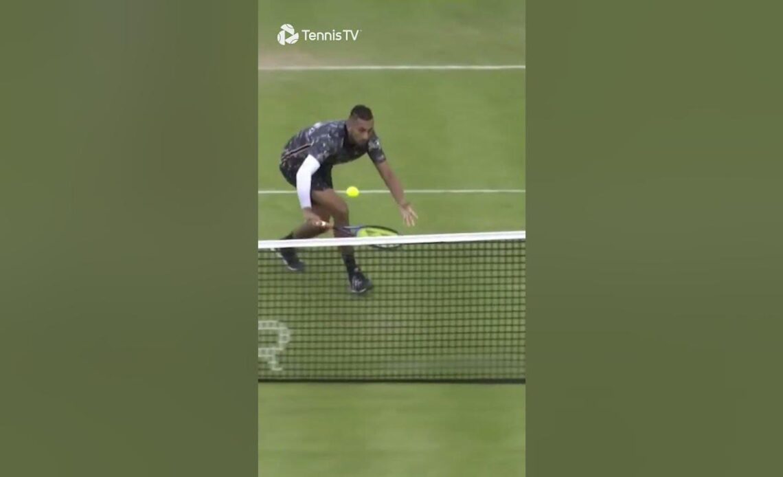 Nick Kyrgios With The Most EXTRA Dive You'll See 🤣