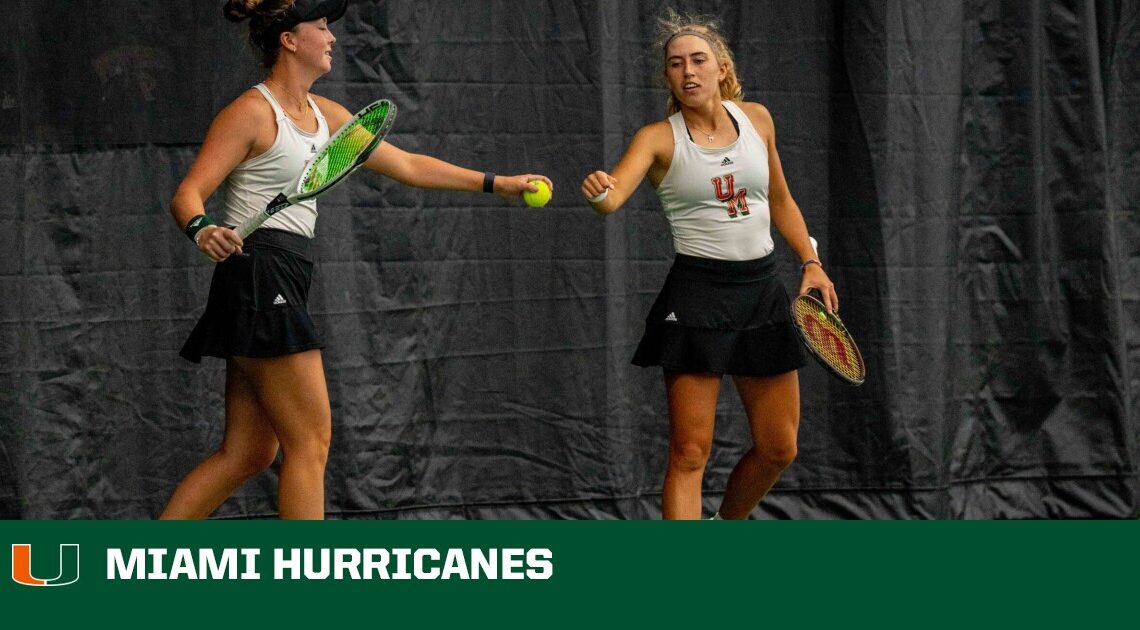 Noel and Pfennig Earn All-ACC Honors – University of Miami Athletics