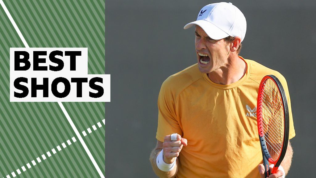 Nottingham Open: Andy Murray beats Hugo Grenier to reach quarter-finals