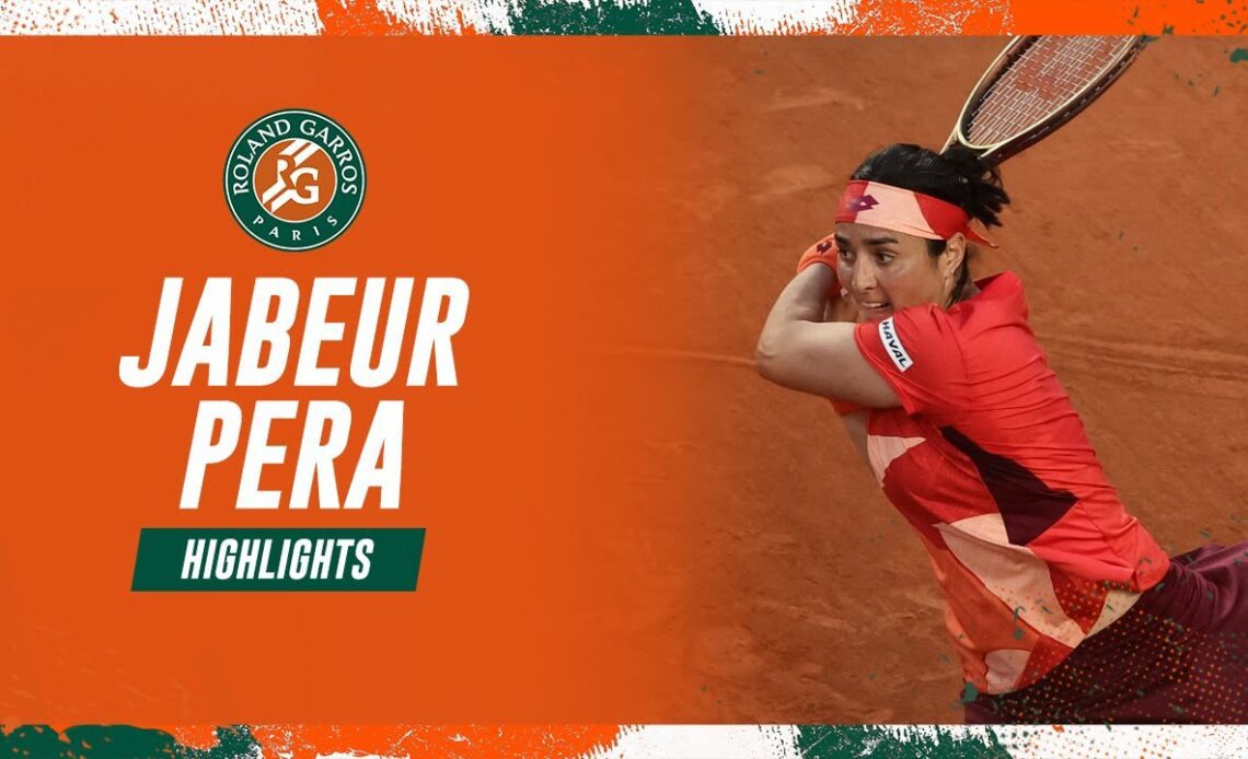 Ons Jabeur vs Bernarda Pera - Round 4 Highlights I Roland-Garros 2023