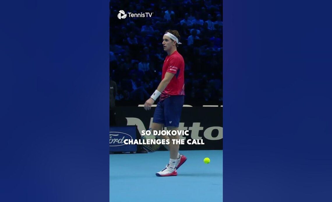 Ruud Sportsmanship In The Heat of the Battle Against Djokovic In Nitto ATP Finals!