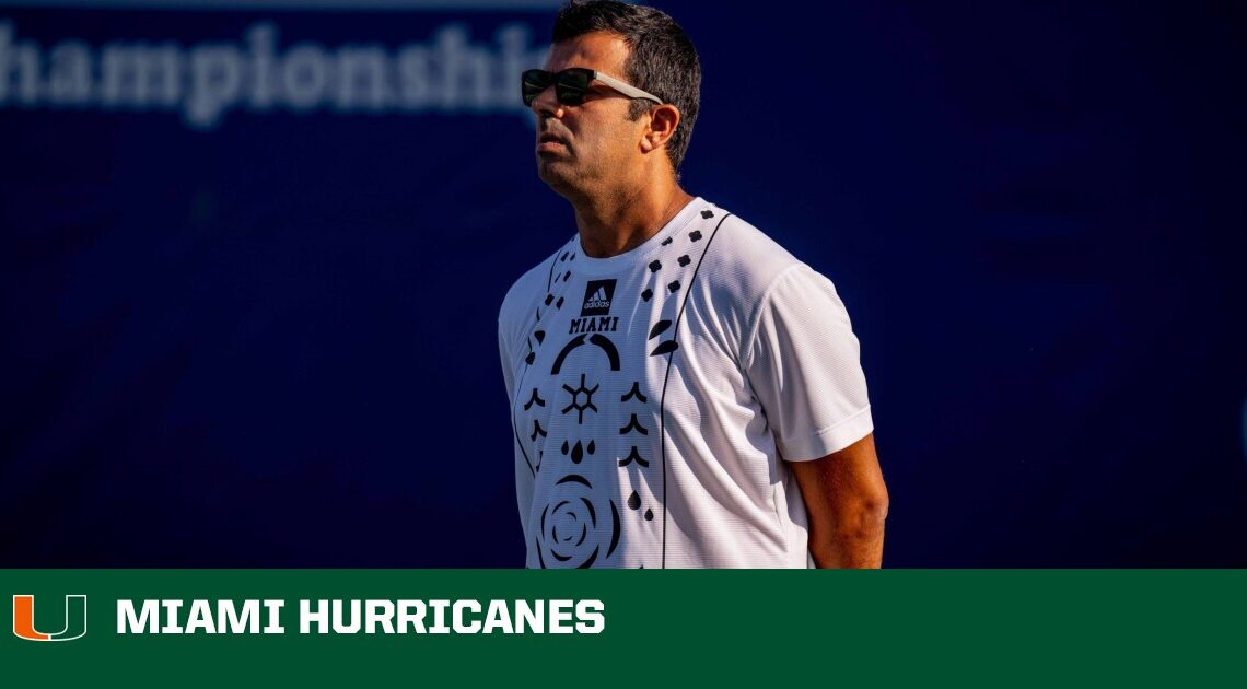 Santos Repeats as ITA Regional Assistant Coach of the Year – University of Miami Athletics