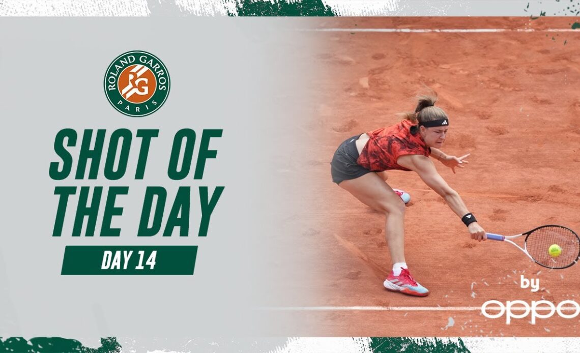 Shot of the day #14 - Karolina Muchova | Roland-Garros 2023