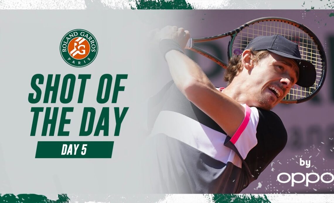 Shot of the day #5 - Alex De Minaur | Roland-Garros 2023