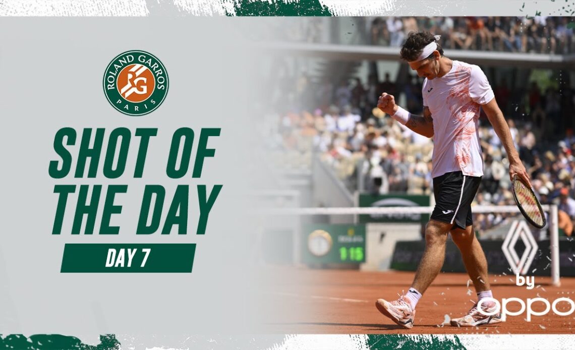 Shot of the day #7 - Thiago Seyboth Wild | Roland-Garros 2023