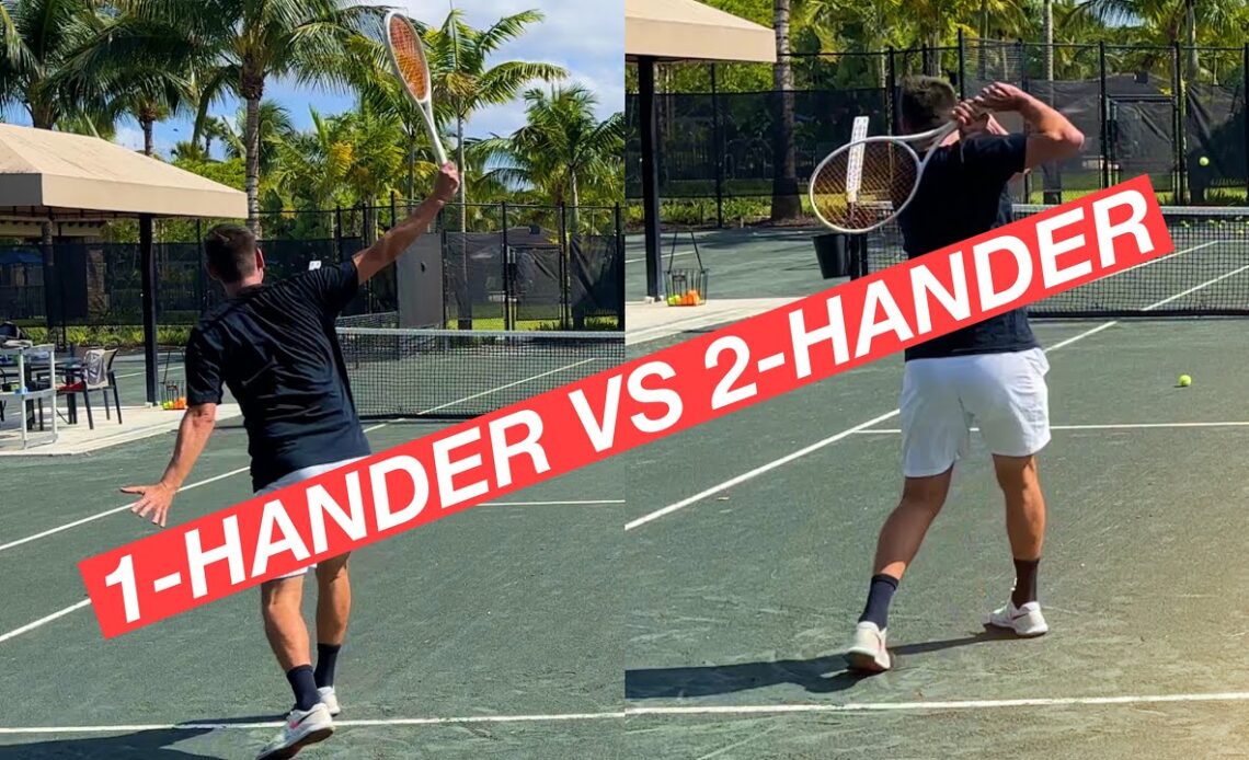 Similarities Between the One-Handed & Two-Handed Backhand | Tennis Technique