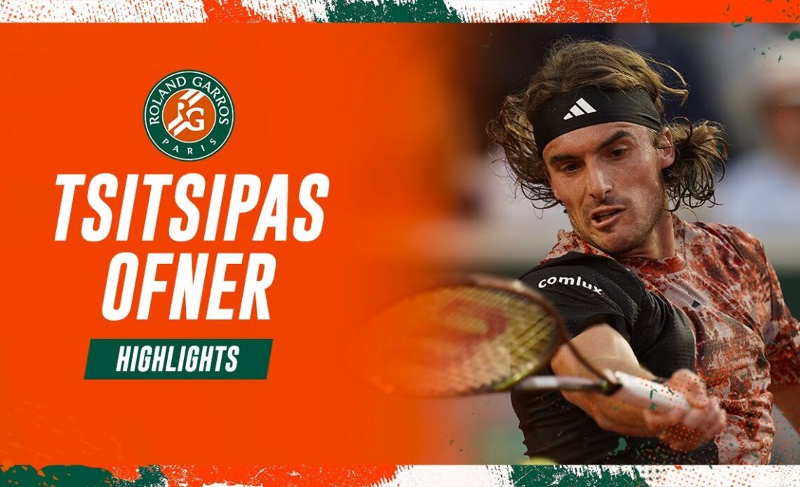 Stefanos Tsitsipas vs Sebastian Ofner - Round 4 Highlights I Roland-Garros 2023
