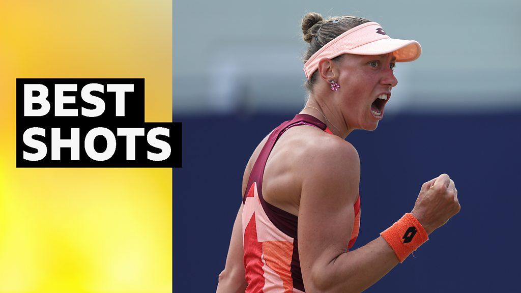 Surbiton Trophy: Yanina Wickmayer beats Great Britain's Katie Swan in final - best shots