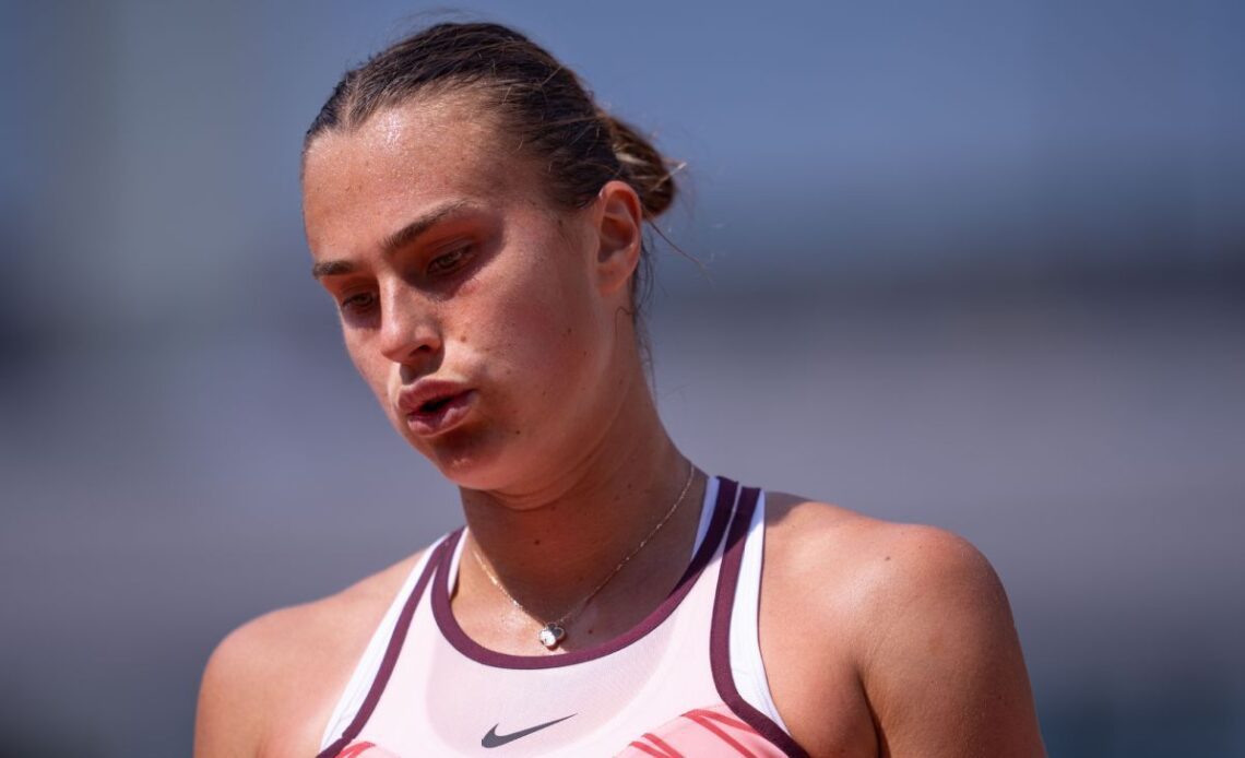 The complicated story of Aryna Sabalenka at the French Open