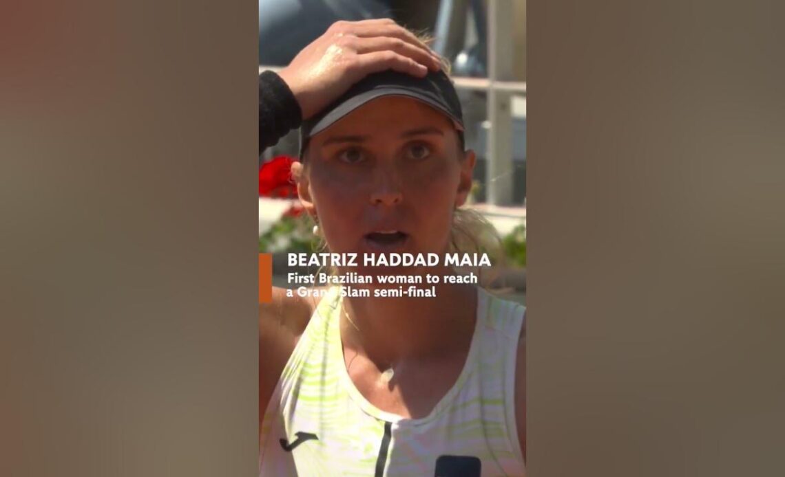 Today’s #RolandGarros Extraordinary Moment with Haier: Parabéns Haddad Maia 🇧🇷👏 #RolandGarros