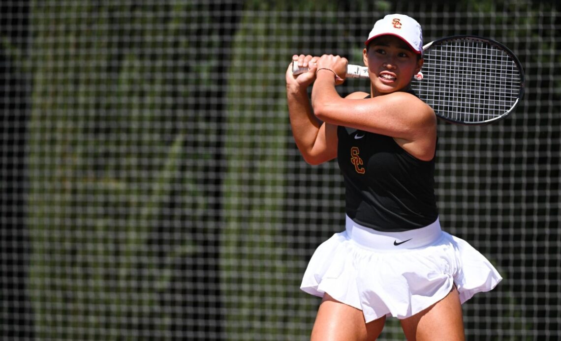 USC’s Eryn Cayetano Selected as ITA Southwest Region Cissie Leary Sportsmanship Award Recipient