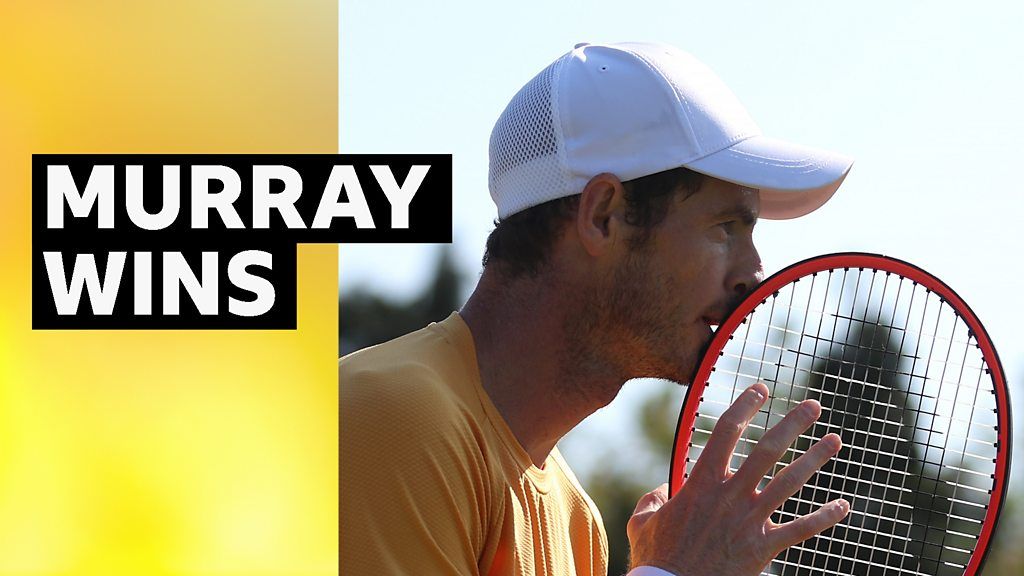 Watch: Andy Murray seals victory with an ace