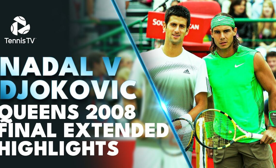 When Nadal & Djokovic Met In The Queens Final! 🤝 | Queens 2008 Final Extended Highlights